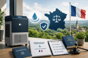 Générateur eau atmosphérique et texte de réglementation