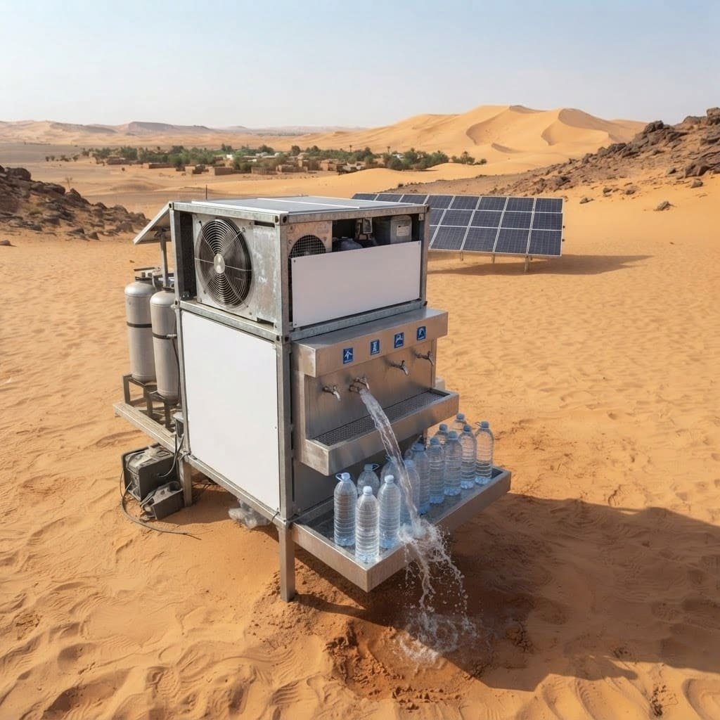 générateur d'eau atmosphérique dans le désert